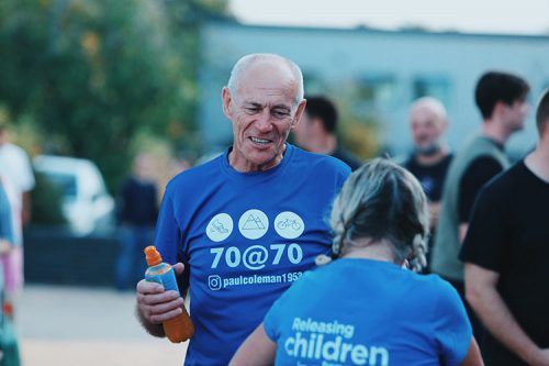 Read more about the article 70k run marks Paul’s 70th birthday – to raise £7k for sustainable agriculture in West Africa